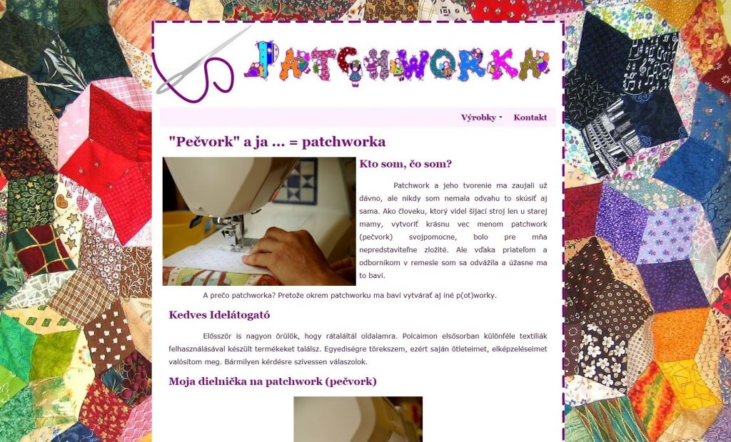 Referencie tvorby web stránok - Patchworka